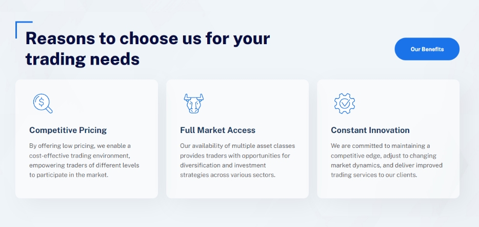 reasons to choose us for your trading needs